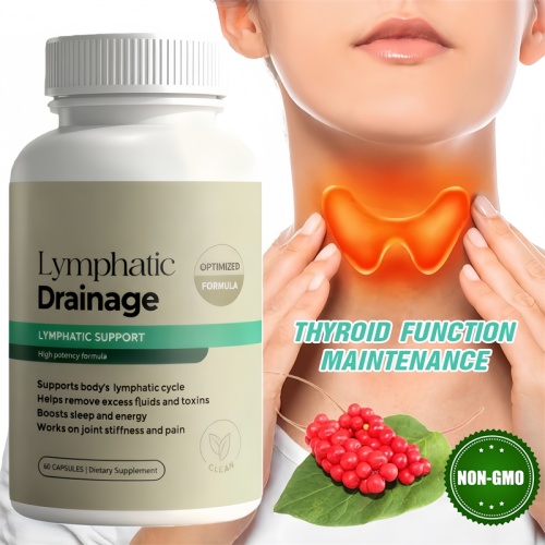 Lymphatic Drainage Capsules Detox Puffiness Thyroid Support