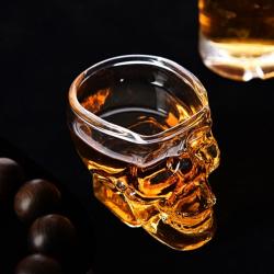 Skull-Themed Glasses (2-Piece Set): Unique Drinkware for Skull Lovers