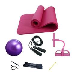 Deluxe Home Gym Yoga Fitness 5-Piece Exercise Set