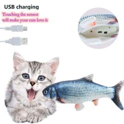 Interactive Electric Flipping Fish Cat Toy