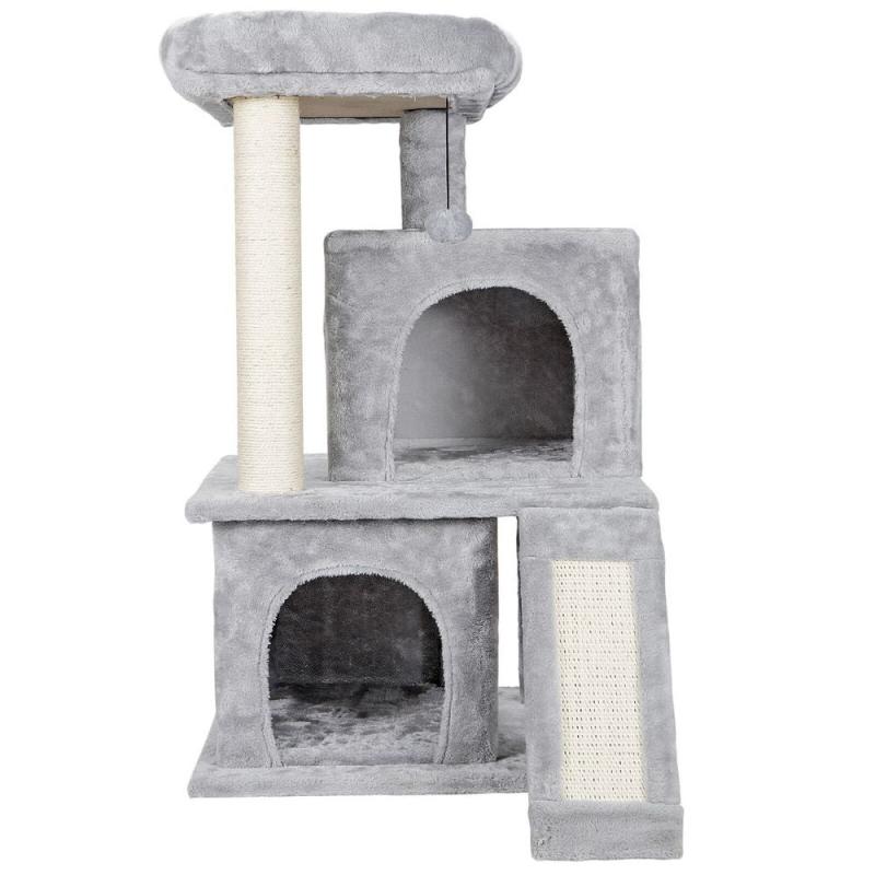 Cat Tree House Scratching Post with Ramp
